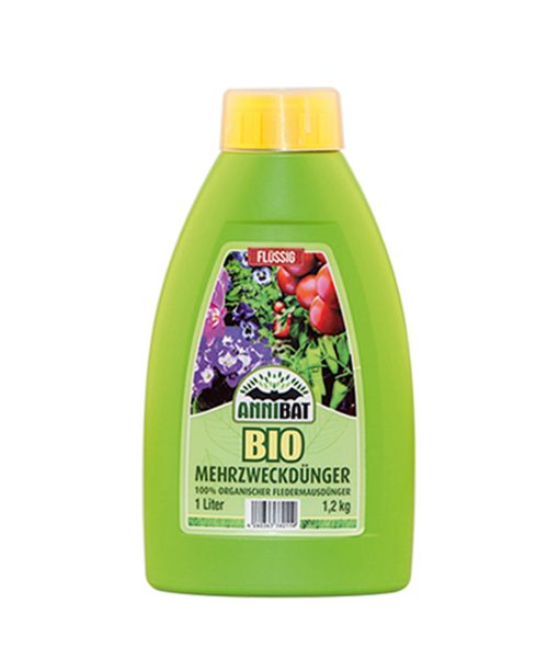 <!--:de-->AnniBAT Flüssig 1 l BIO -  4 Saison Organischer Mehrzweck Dünger<!--:--><!--:en-->AnniBAT Liquid 1 l BIO - 4 SEASON  Multipurpose Bat Fertiliser <!--:--><!--:nl-->AnniBAT Vloestof 1 l BIO - 4 SEIZOEN Multi-Purpose Fledermuas Kunstmest<!--:-->