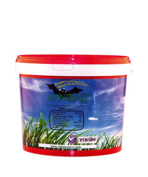 <!--:de-->AnniBAT Pulver   5  Kg - BIO  4 SAISON Mehrzweck Fledermausdünger <!--:--><!--:en-->AnniBAT Powder  5 Kg - BIO  4  SEASON  Multipurpose Bat Fertilizer <!--:--><!--:nl-->AnniBAT Poeder   5 Kg - BIO  4 SEIZOEN  Multi-Purpose Vleermuis Meststoff<!--:-->